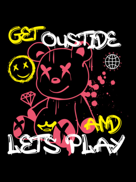 Get Outside and Let's Play Hoodie Design