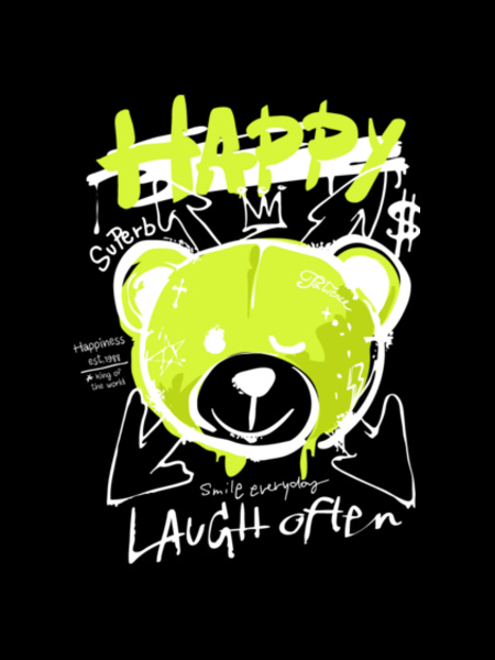 Happy Laugh Oftern Hoodie Design