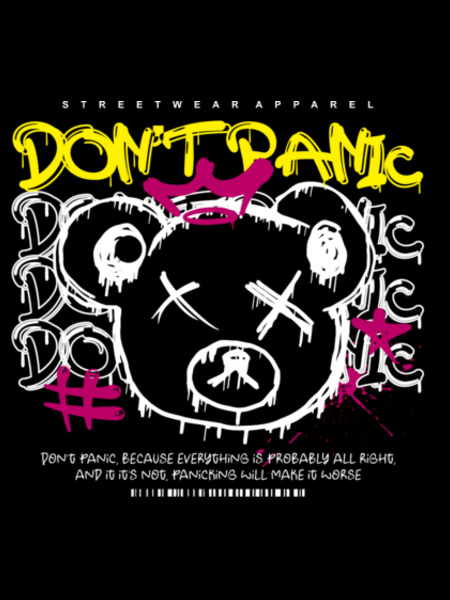 Don't Panic Hoodie Design